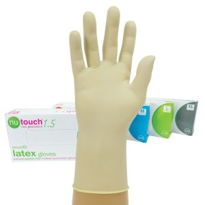 Nutouch Powder Free Smooth Latex Gloves